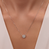 White Gold Diamond Pendant