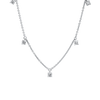 White Gold adjustable Diamond Necklace