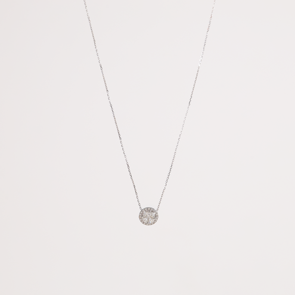 White Gold Diamond Pendant