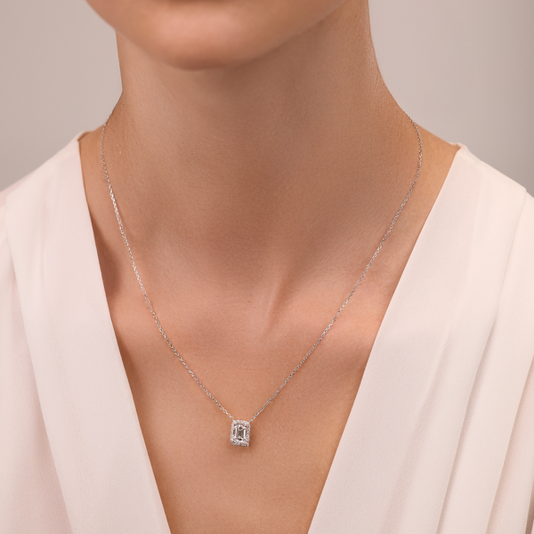 White Gold Diamond Necklace