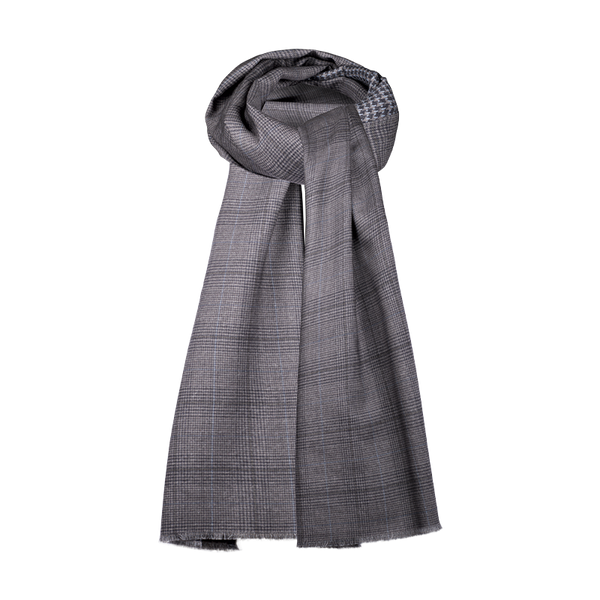 Houndstooth Classic scarf
Grey - 45 x 180 cm