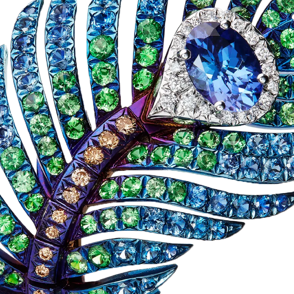 Boucheron Plume de Paon Ring 54