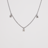 White Gold adjustable Diamond Necklace