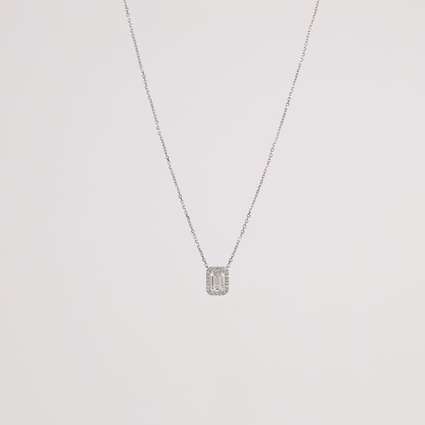 White Gold Diamond Necklace