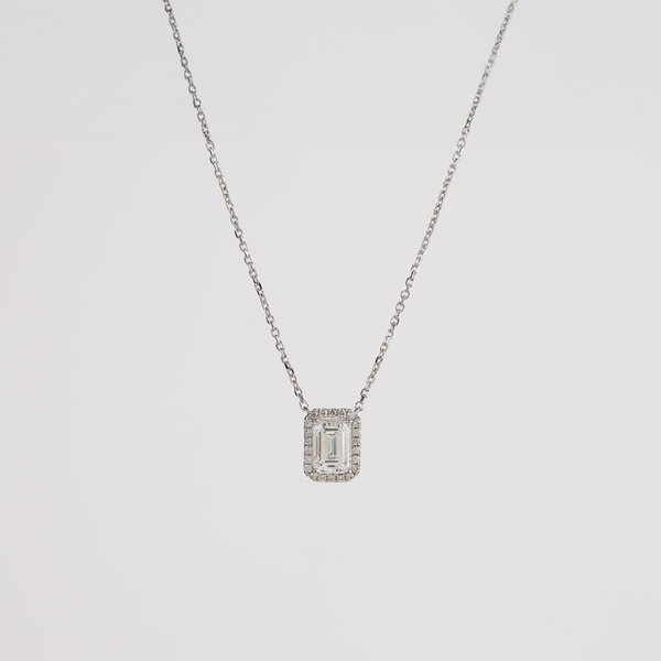 White Gold Diamond Necklace