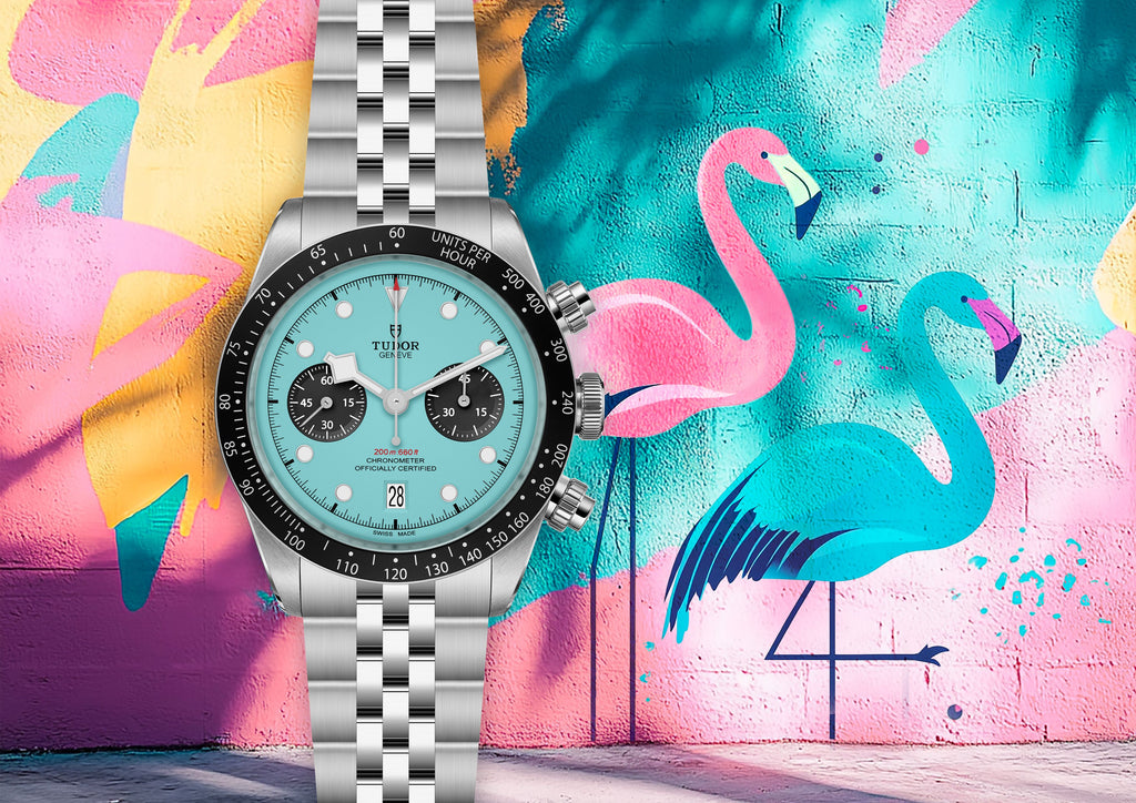 THE BLACK BAY CHRONO “FLAMINGO BLUE”: A BOLD AND VIBRANT CHOICE