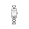 Baume et Mercier Hampton 10631Quartz Watch, Diamond-Set - 35 x 22 mm