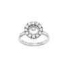 Chopard Happy Diamonds Icons Joaillerie white gold ring size 53