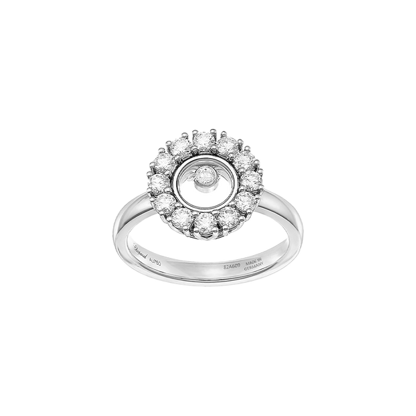 Chopard Happy Diamonds Icons Joaillerie white gold ring size 53