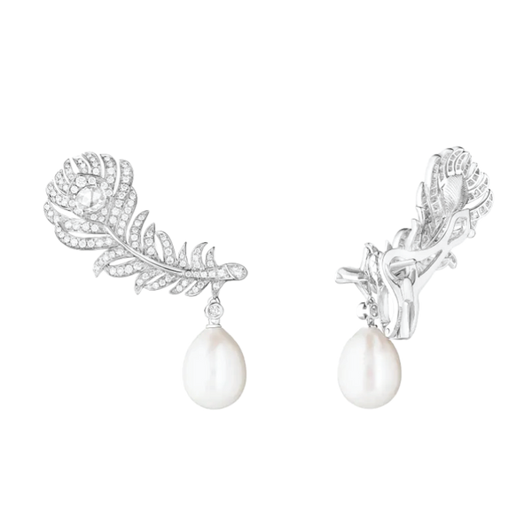 Boucheron Plume de Paon earrings