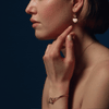 Chopard Happy Hearts Rose Gold Mother-of-Pearl Earrings