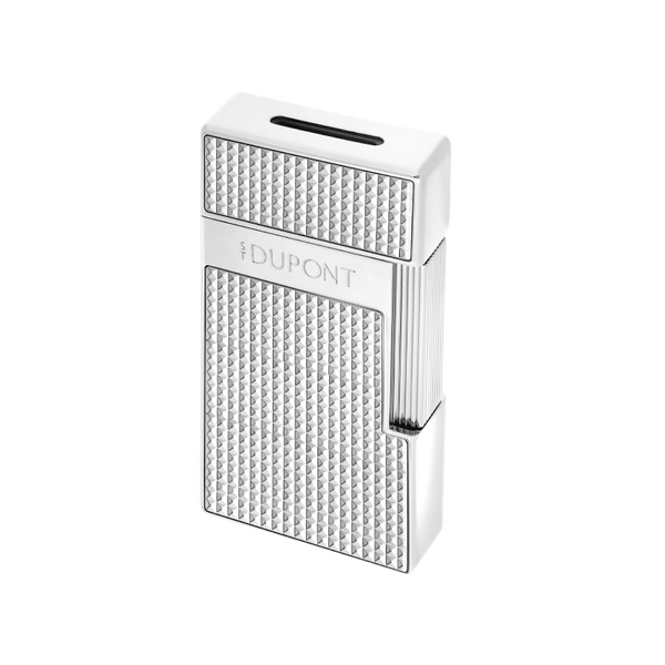 S.T. Dupont biggy Diamond head Lighter silver