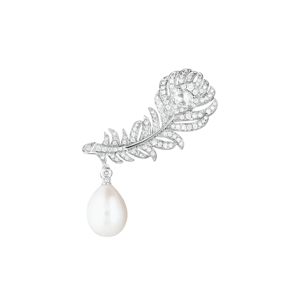 Boucheron Plume de Paon earrings