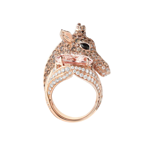 Boucheron Animaux de Collection Zarafah Ring, La Girafe Ring 54