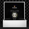 Tudor Black Bay ChronoManufacture Calibre MT581342mm black carbon composite caseWhite dial