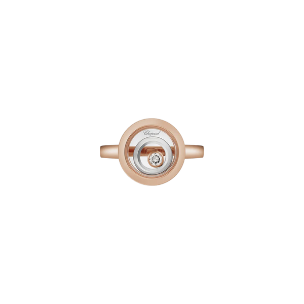 Chopard Happy Spirit Ethical Rose Gold, White Gold, Diamond Ring 53