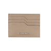 CHOPARD HERITAGE SMALL CARD HOLDERbeige grained calfskin & blue calfskin