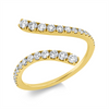 Yellow Gold, Diamond ring 18 kt YG
