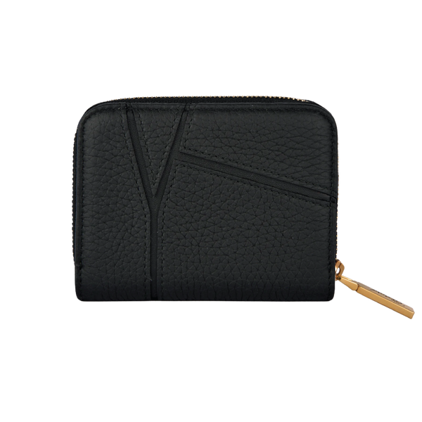Chopard Diamond Mini Walletblack grained calfskin