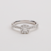 White Gold Diamond Ring 54