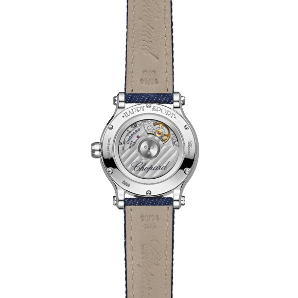 Chopard Happy Sport33 mm, automatic, Lucent Steel™, diamonds