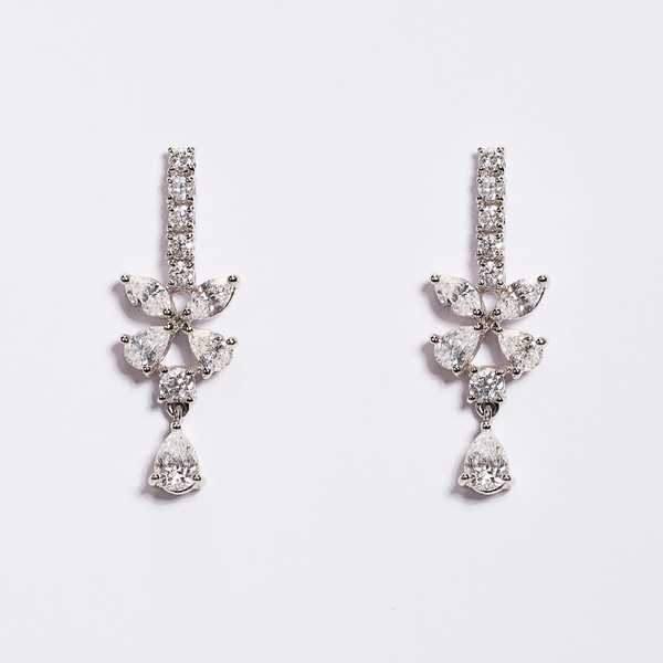 White Gold Diamond Earrings