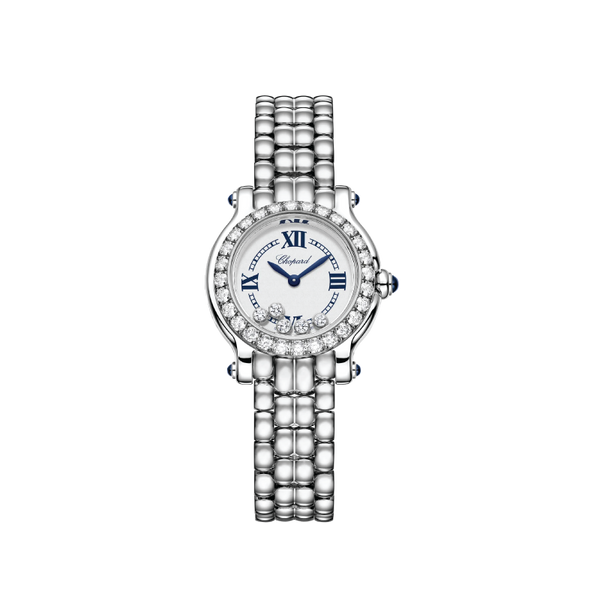 Chopard Happy Sport The First 26 mm, quartz, Lucent Steel™, diamonds