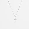 White Gold Diamond Cross Pendant