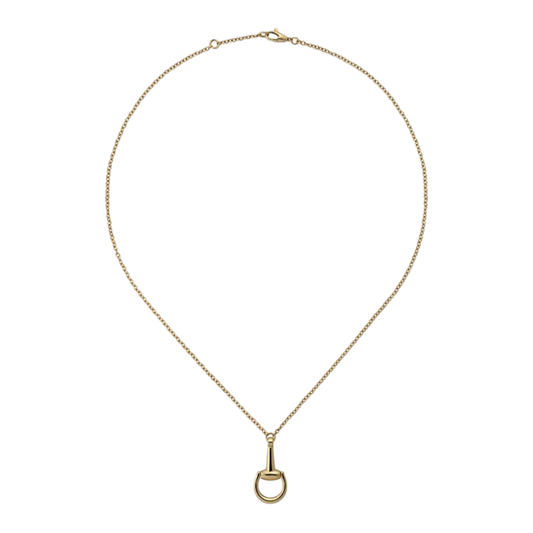 Gucci, Horsebit 18ct Yellow Gold Pendant