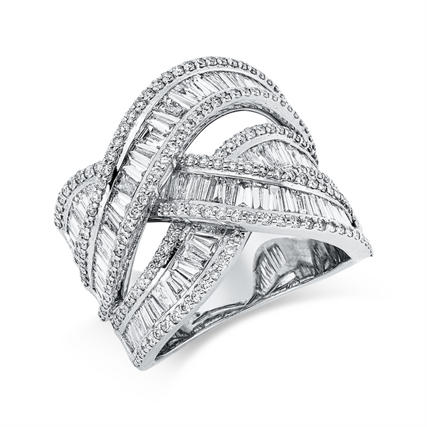 White Gold, Diamond ring 18 kt WG