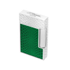 S.T. Dupont Ligne 2 Guilloche under lacquer lighter Snake Skin green