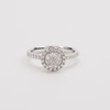 White Gold Diamond Ring 54