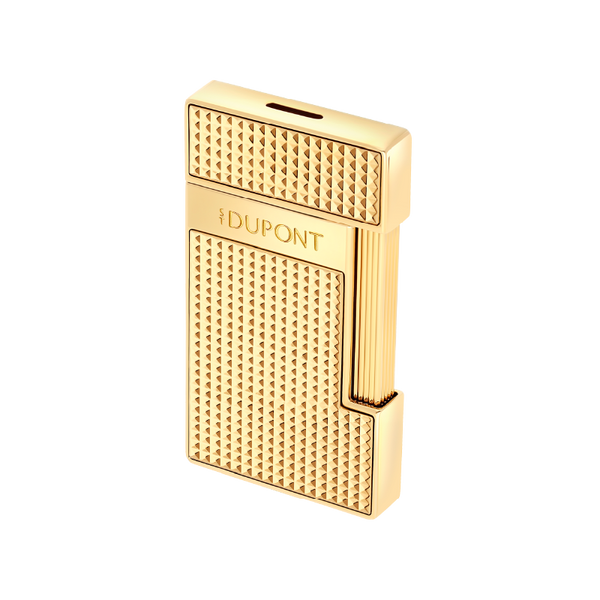 S.T. Dupont Slimmy Diamond head Lighter Golden