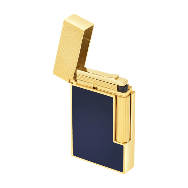 S.T. Dupont ligne 2 Micro Diamond head lighter dark blue