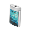S.T. Dupont minijetLacquered lighterGéodeblue