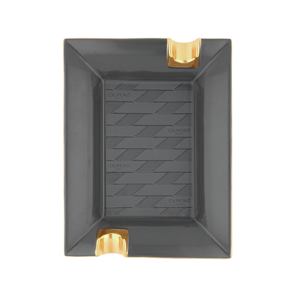 S.T. Dupont ashtrayPorcelainMonogram 1872black