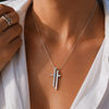 Gucci, Diamond Split Cross Pendant Necklace