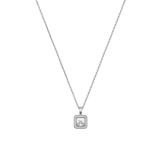 CHOPARD HAPPY DIAMONDS ICONS
PENDANT, ETHICAL WHITE GOLD, DIAMONDS