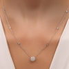 White Gold Diamond Necklace