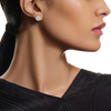 Boucheron Asymmetrical Plume de Paon earrings