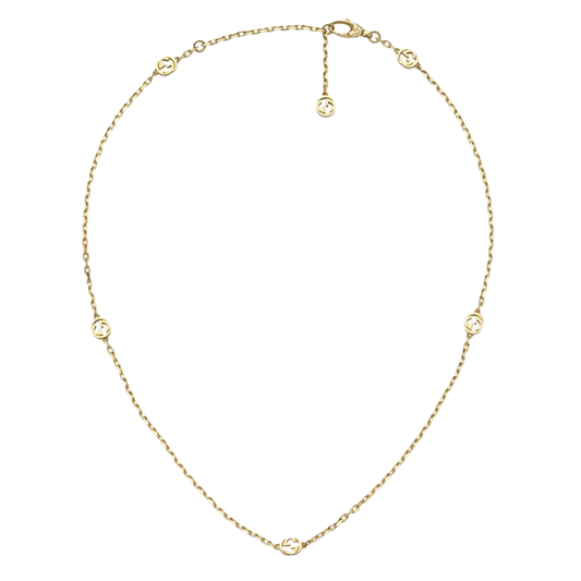 Gucci, Gucci Interlocking 18ct Yellow Gold Necklace