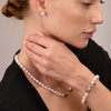 Mikimoto Classic 18ct White Gold Akoya Pearl Necklace, Bracelet and Earring Set