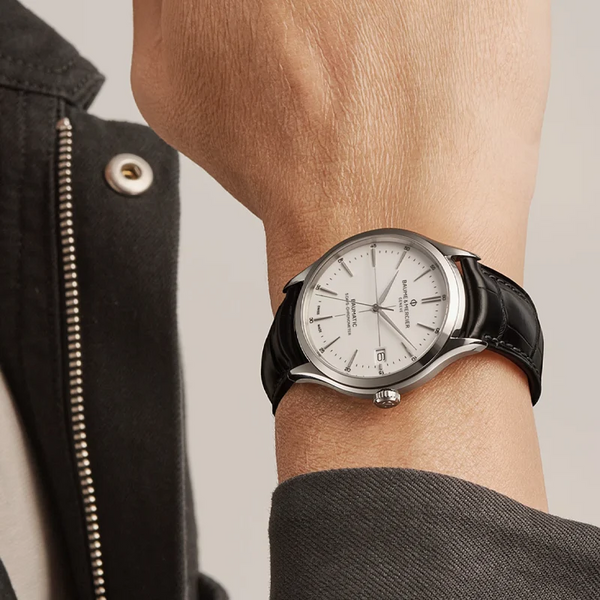 Baume et Mercier CliftonAutomatic Watch, Date, COSC Certified, 40 mm