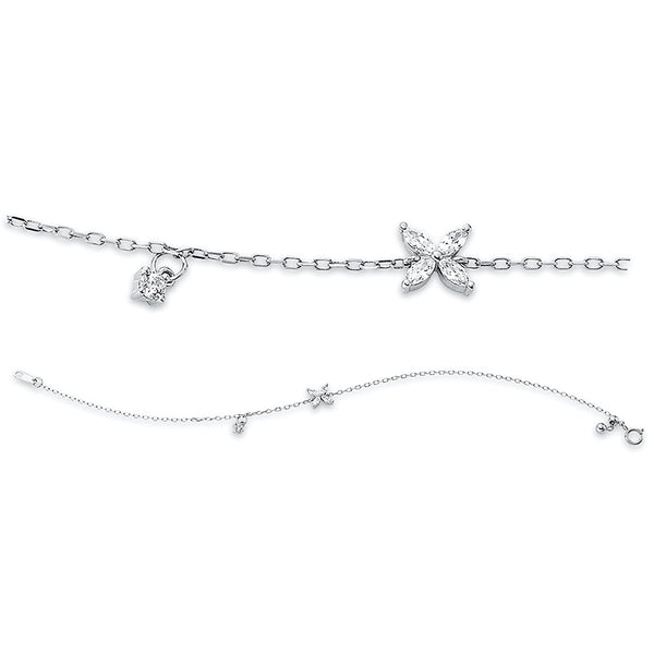 White Gold, Diamond bracelet 18 kt WG