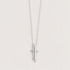 Gucci, Diamond Split Cross Pendant Necklace