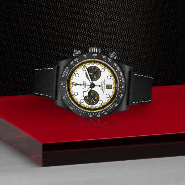 Tudor Black Bay ChronoManufacture Calibre MT581342mm black carbon composite caseWhite dial