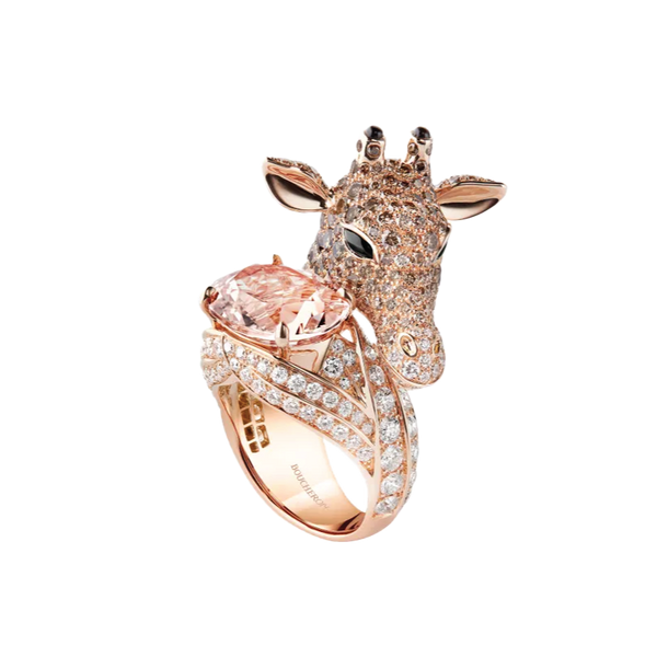 Boucheron Animaux de Collection Zarafah Ring, La Girafe Ring 54