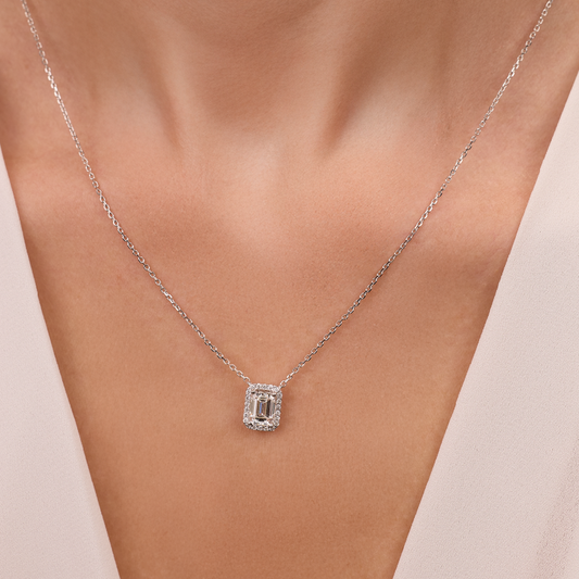 White Gold Diamond Necklace