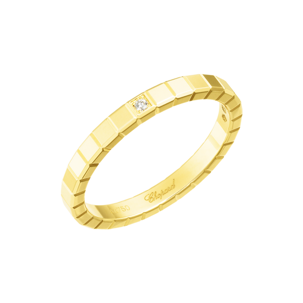 Chopard Ice Cube Mini Yellow Gold Diamond Ring