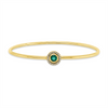 Yellow Gold, Diamond bangle 14 kt YG